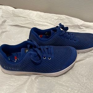 Nobull superfabric blue suede trainers. Never worn.